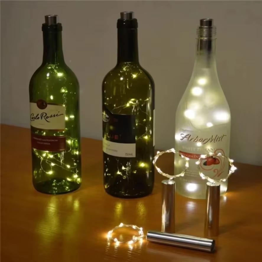Decor Lighting Cork - LED şarap şişesi mantarı yıldızlı ışık