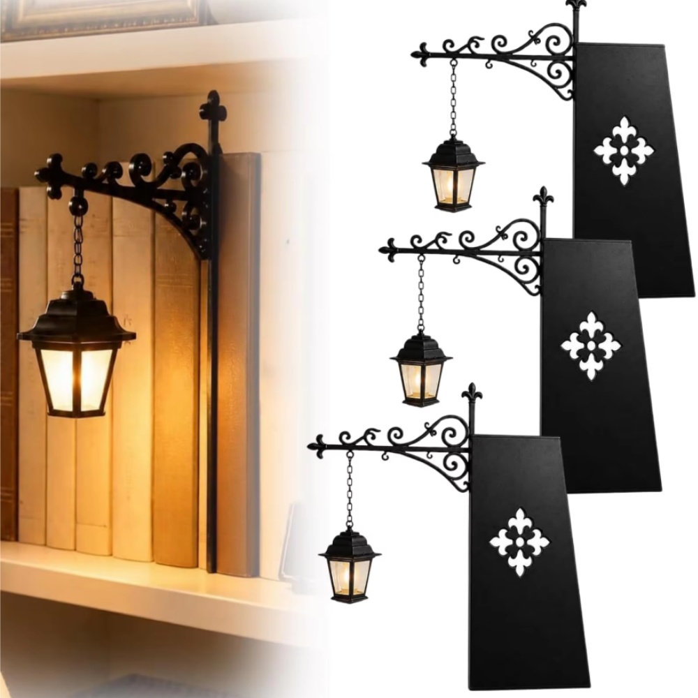 Decor Lighting & Decor Fires Photos - Kütüphane Feneri Dekoratif Kitaplık Aydınlatması Retro