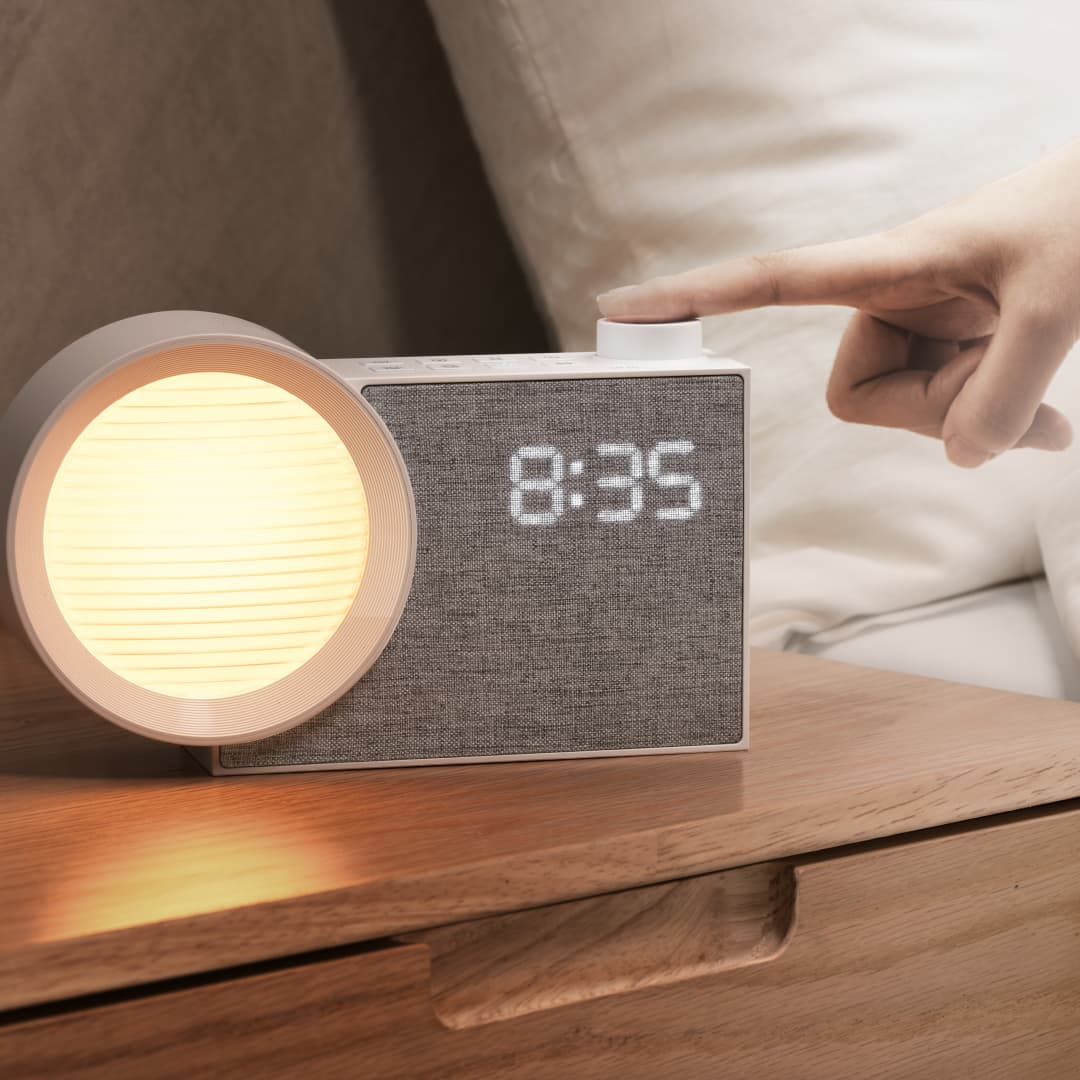Room Decor Lighting Lamp - WILIT LED Gece Lambası Alarm Saatli