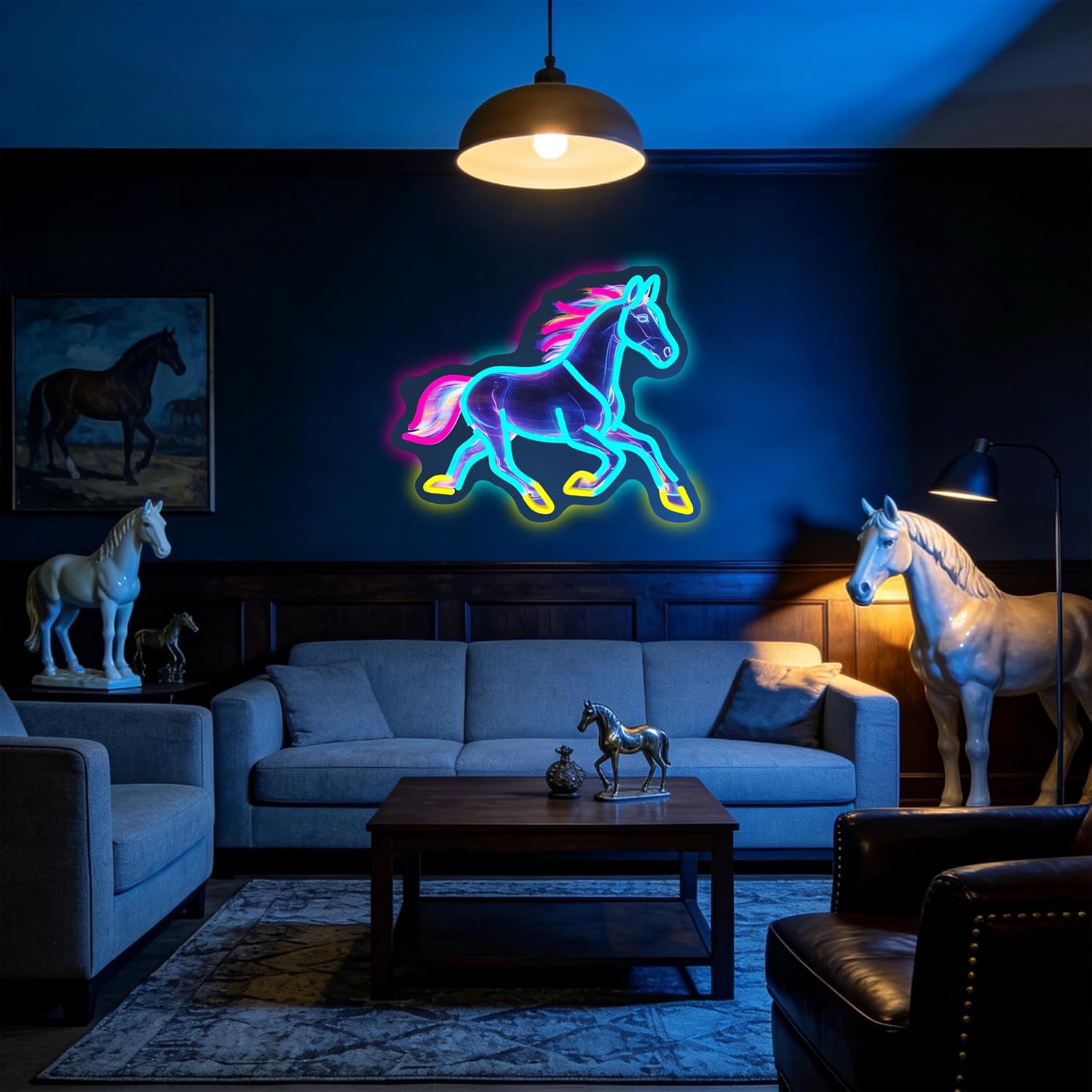 At Figürlü Gece Lambası Neon T - Room Decor Lighting Lamp incelemesi ve fiyatı