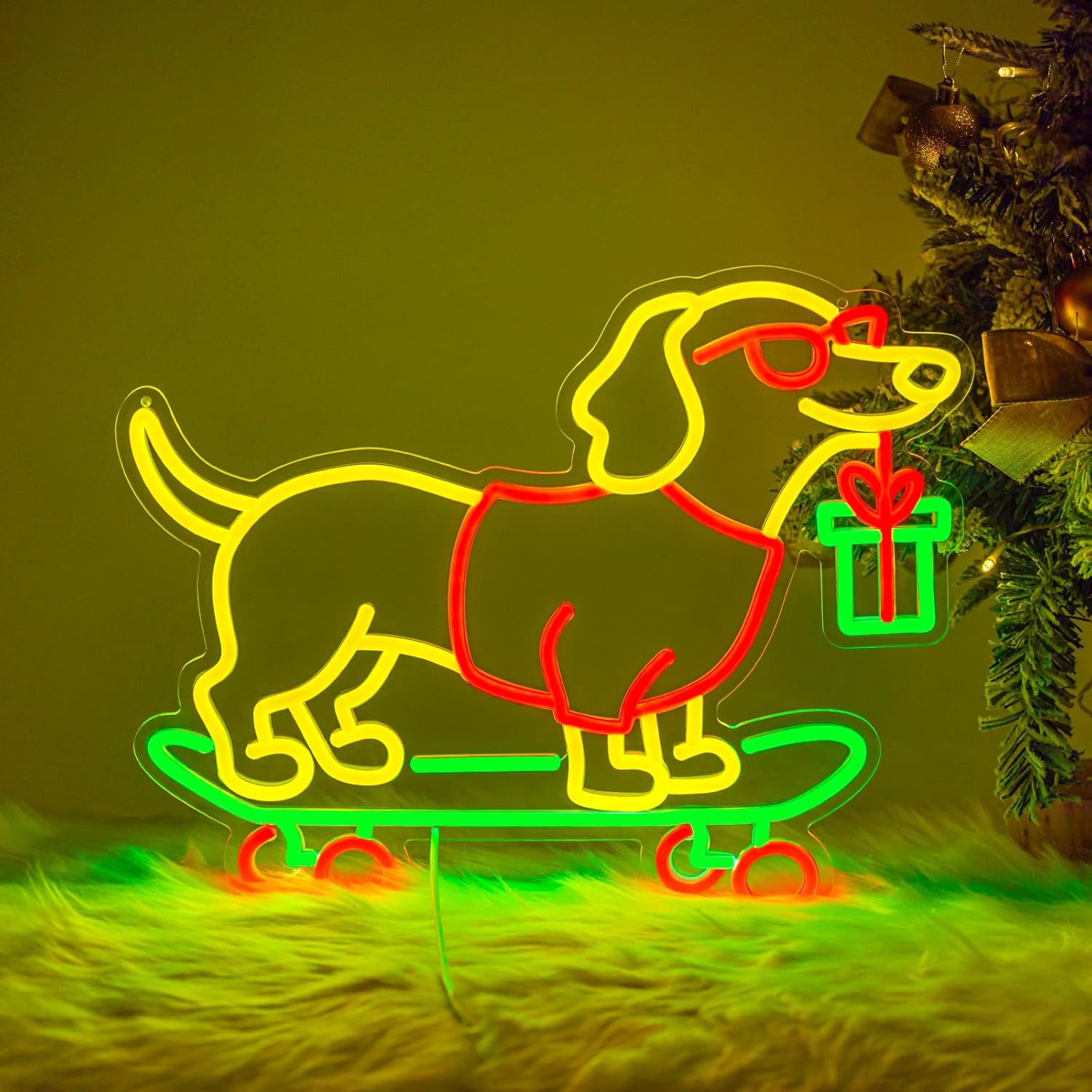 USB Kısılabilir Dachshund Neon - Bedroom Lighting Decor Ideas incelemesi ve fiyatı