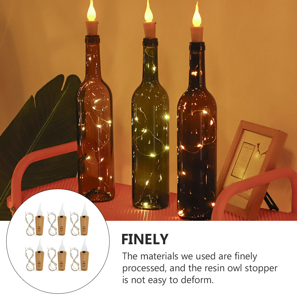 6 adet şarap şişesi dize ışık  - Decor Lighting Cork incelemesi ve fiyatı