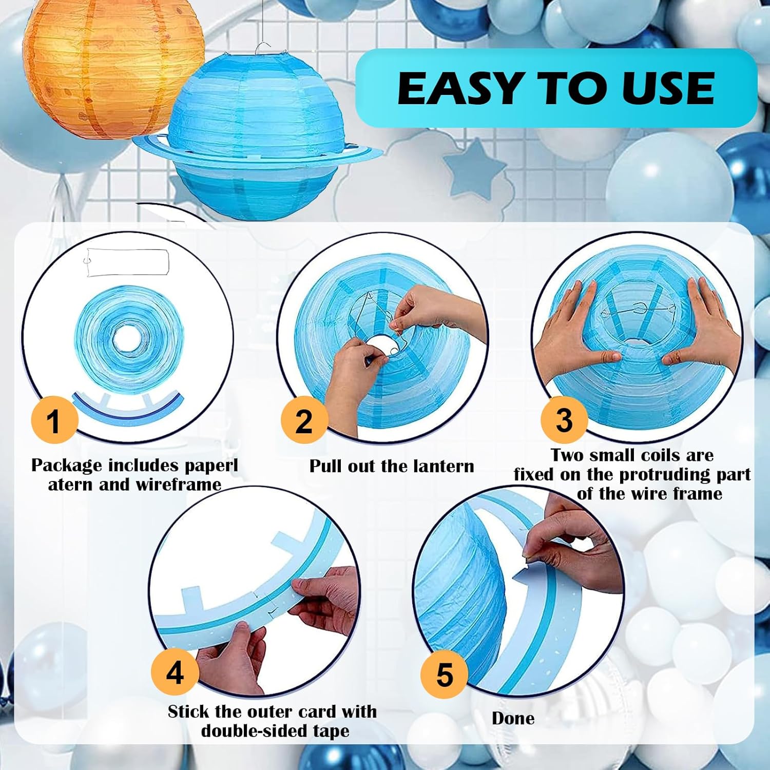 1 adet güneş sistemi sekiz gez - Lantern Paper Solar incelemesi ve fiyatı